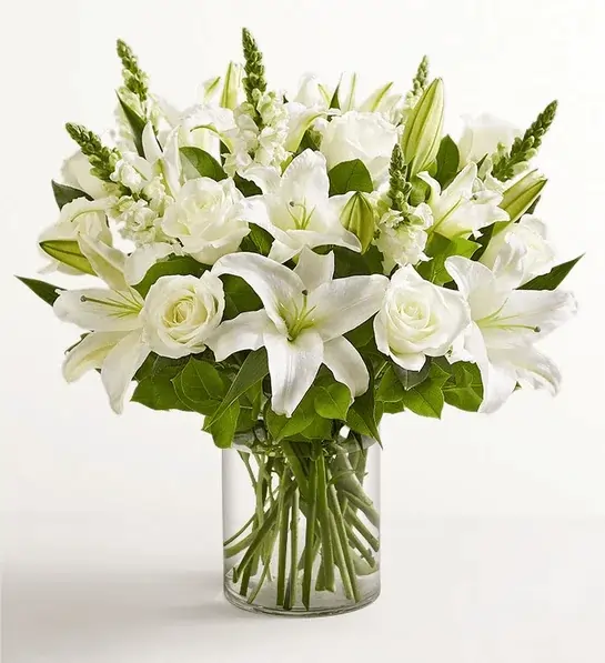 Classic All-White Arrangement™ for Sympathy